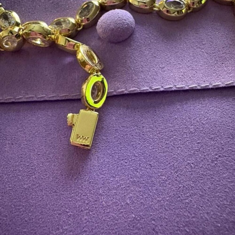 Melinda Maria She's a Boss Tennis Necklace - Picture 5 of 5
